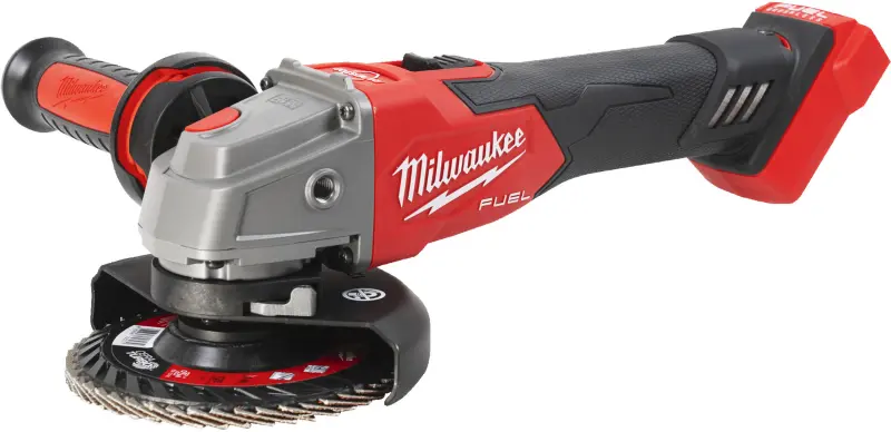 Aku úhlová bruska 125 mm Milwaukee M18 FSAGV125XB-0X s posuvným spínačem a regulací otáček (Bez Aku) (MI4933478436)